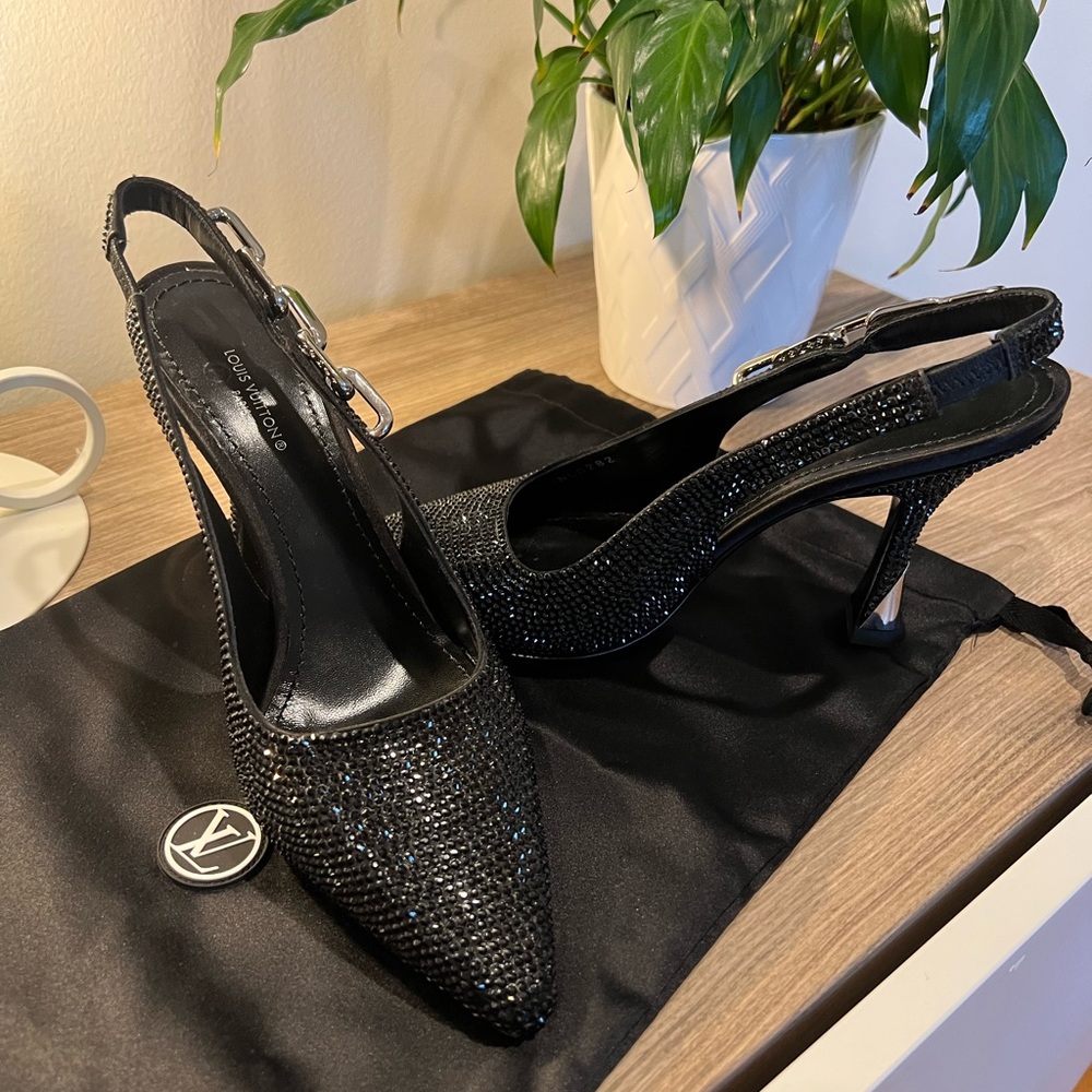 Louis Vuitton Black Heels
